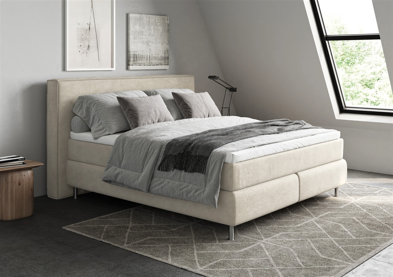 weiche Mikrofaser - Harrison 9611 - beige