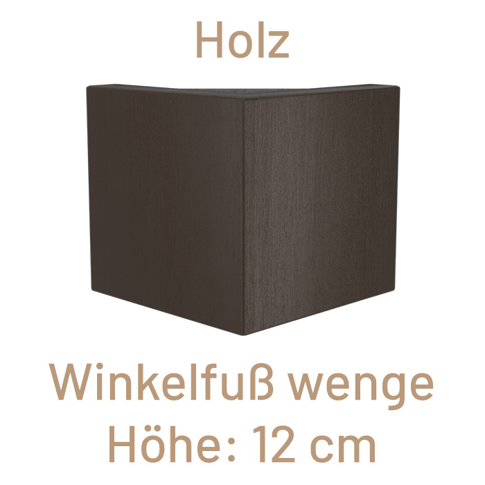 Winkelfuß Holz, wenge